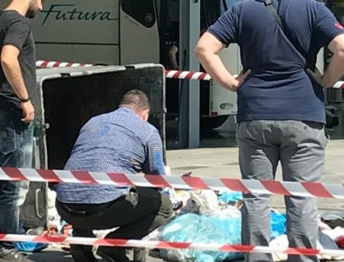 Bρήκαν σακούλα με ανθρώπινα οστά σε κάδο απορριμάτων στον Κολωνό! (φωτό, βίντεο)